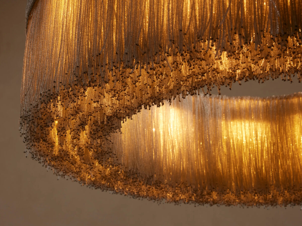 GV Beaded Chandelier Romilly Round Glass Light - Image 17