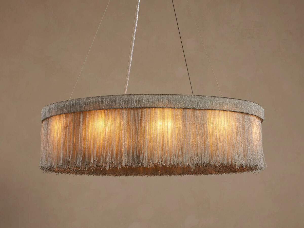 GV Beaded Chandelier Romilly Round Glass Light - Image 13