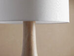 GV Briar Wood Floor Lamp in Natural with Linen Shade - Image 3