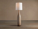 GV Briar Wood Floor Lamp in Natural with Linen Shade