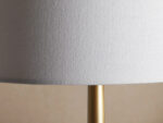GV Lancia Brass Floor Lamp with Linen Shade - Image 3