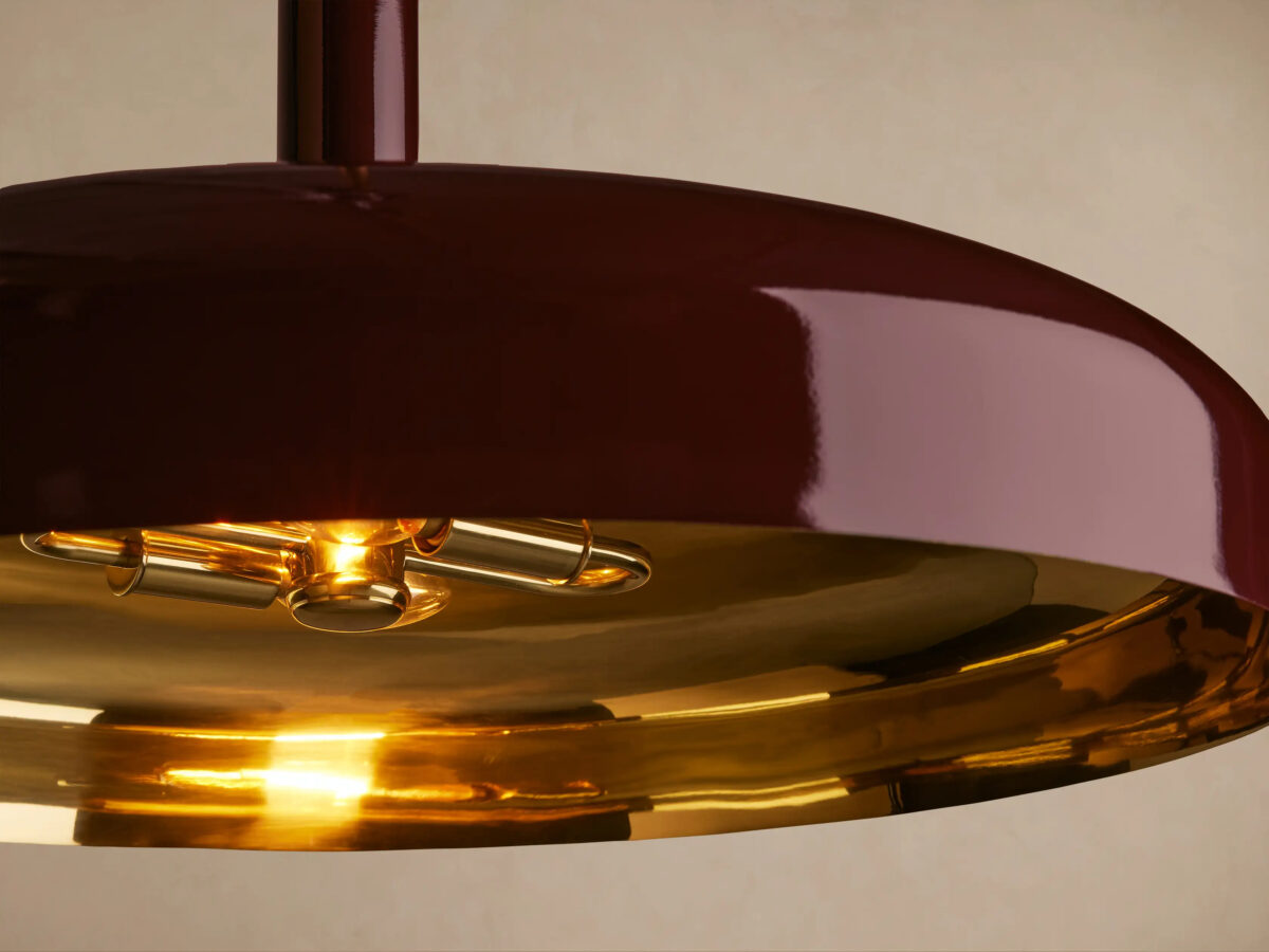 GV Bonham brass dome pendant - Image 31