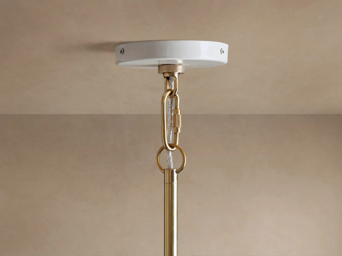 GV Bonham brass dome pendant - Image 12