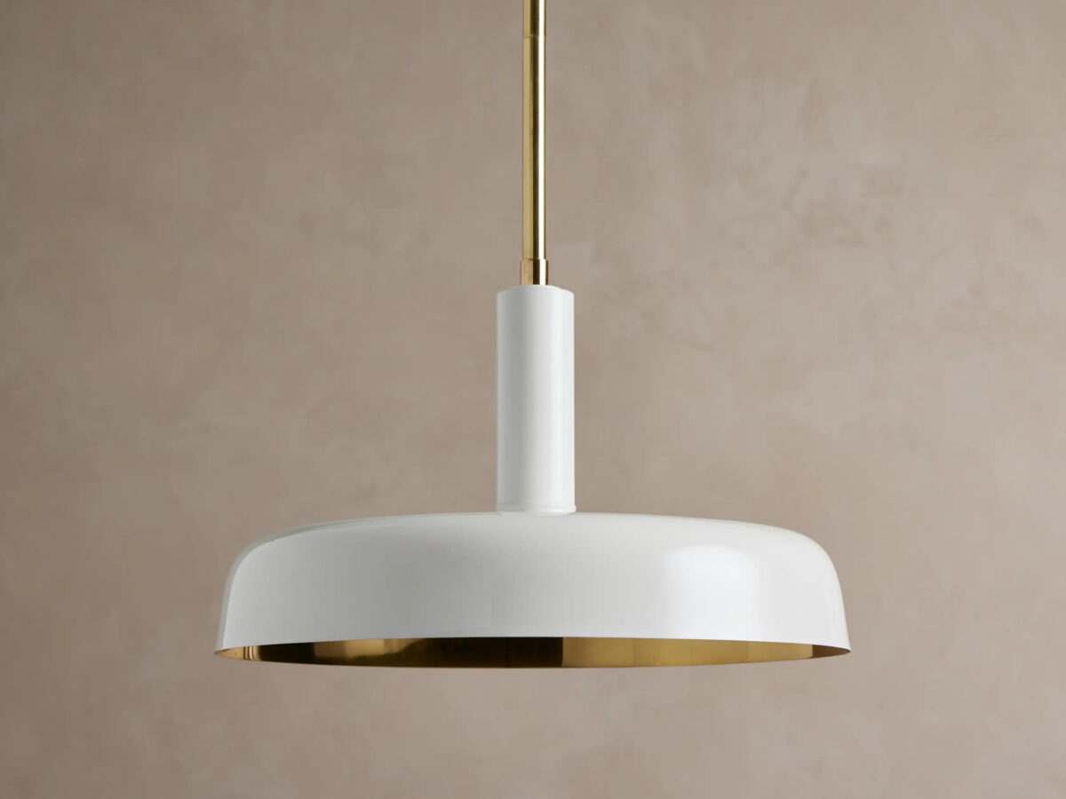 GV Bonham brass dome pendant - Image 10
