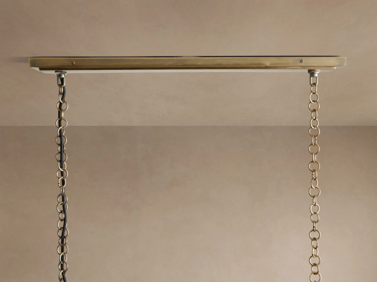 GV Holt 55 Inch Iron Linear Light Chandelier - Image 4