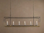 GV Holt 55 Inch Iron Linear Light Chandelier