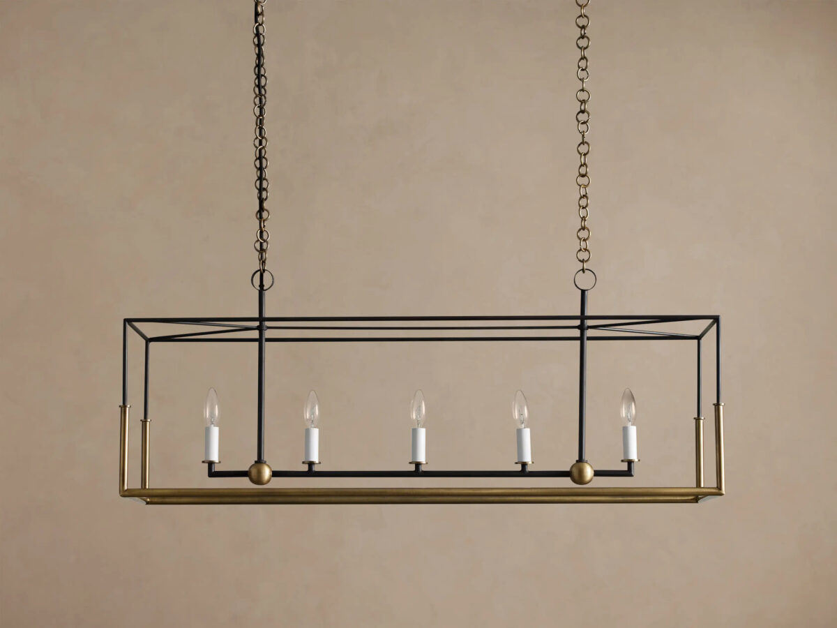 GV Holt 43 Inch Linear Iron Light Chandelier - Image 2