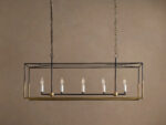 GV Holt 43 Inch Linear Iron Light Chandelier