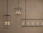 GV Holt 43 Inch Linear Iron Light Chandelier - Image 5