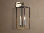 GV Holt Iron Lantern Sconce