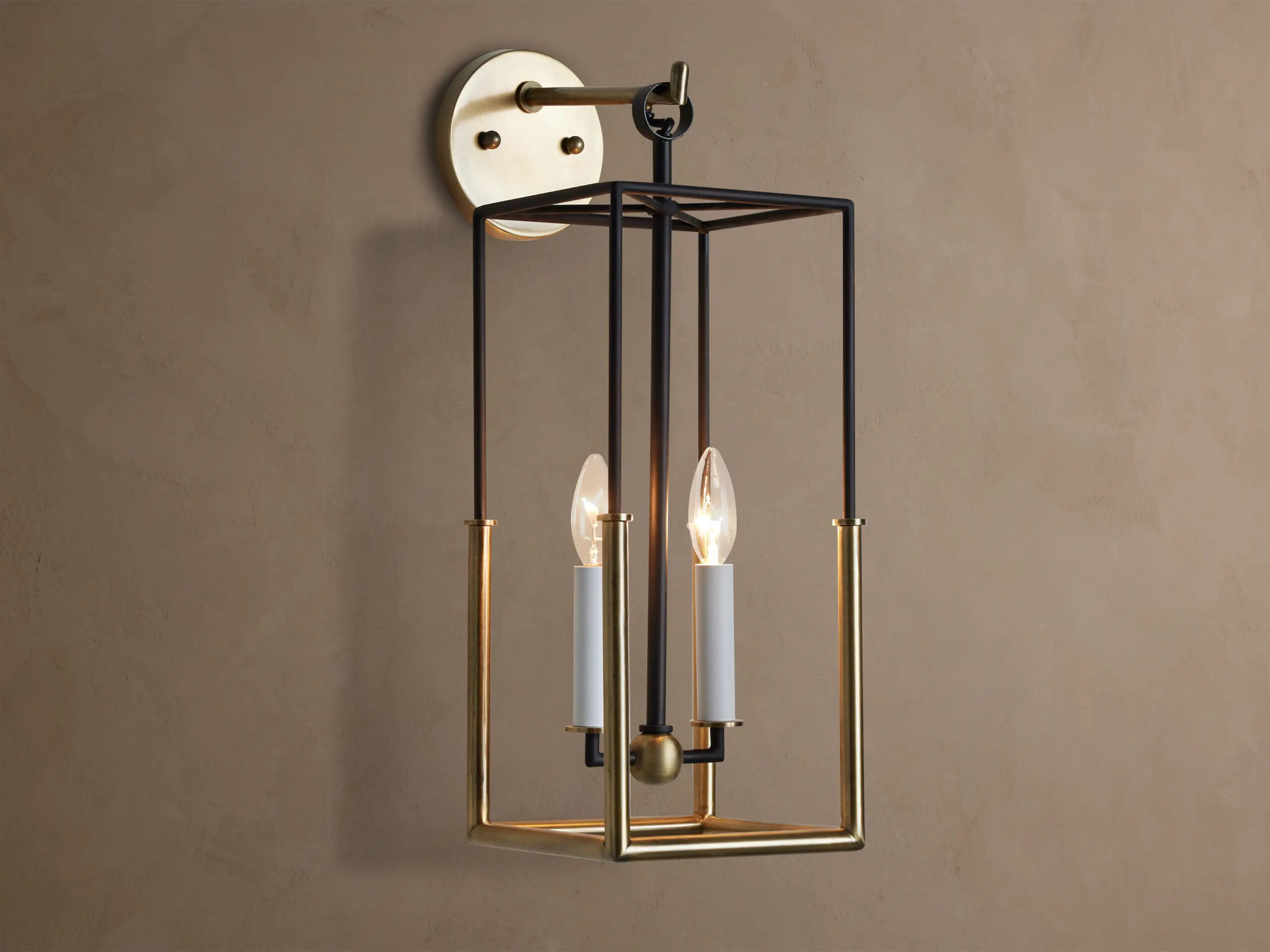 662889H717_RTFC260119 GV Holt Iron Lantern Sconce - Image 1