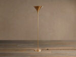 GV Brass Tulip Lamp Tultz Burnished Iron Floor Lamp