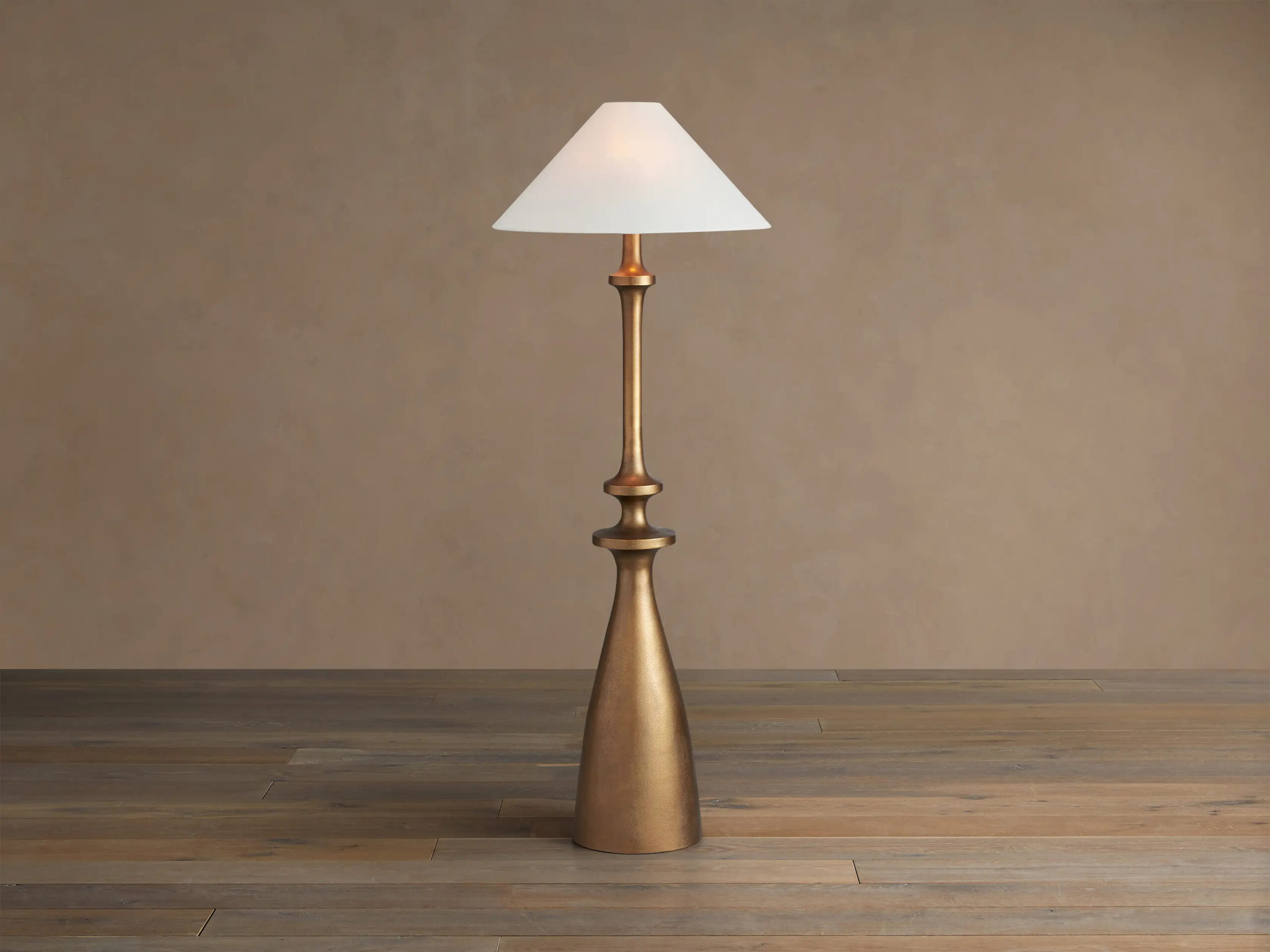 663298L726KT_XY260112 GV Murphy Brass Floor Lamp - Image 1