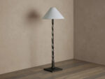 GV Jayne Pewter Floor Lamp with Linen Shade - Image 3