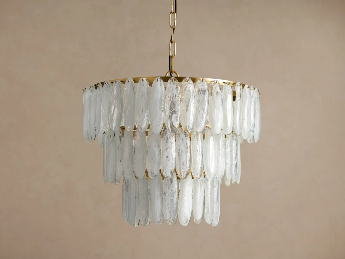 GV Glam Glass Light Round Chandelier - Image 7