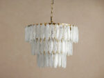 GV Glam Glass Light Round Chandelier - Image 7