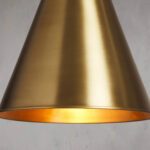 GV Brass Cone Pendant