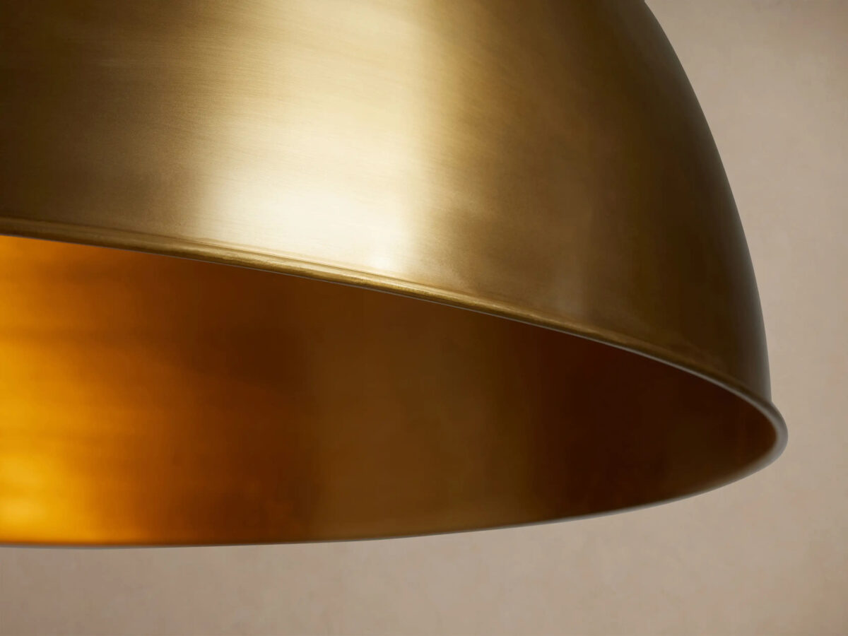 GV Brass Dome Pendant in Bronze 24 Inch - Image 11