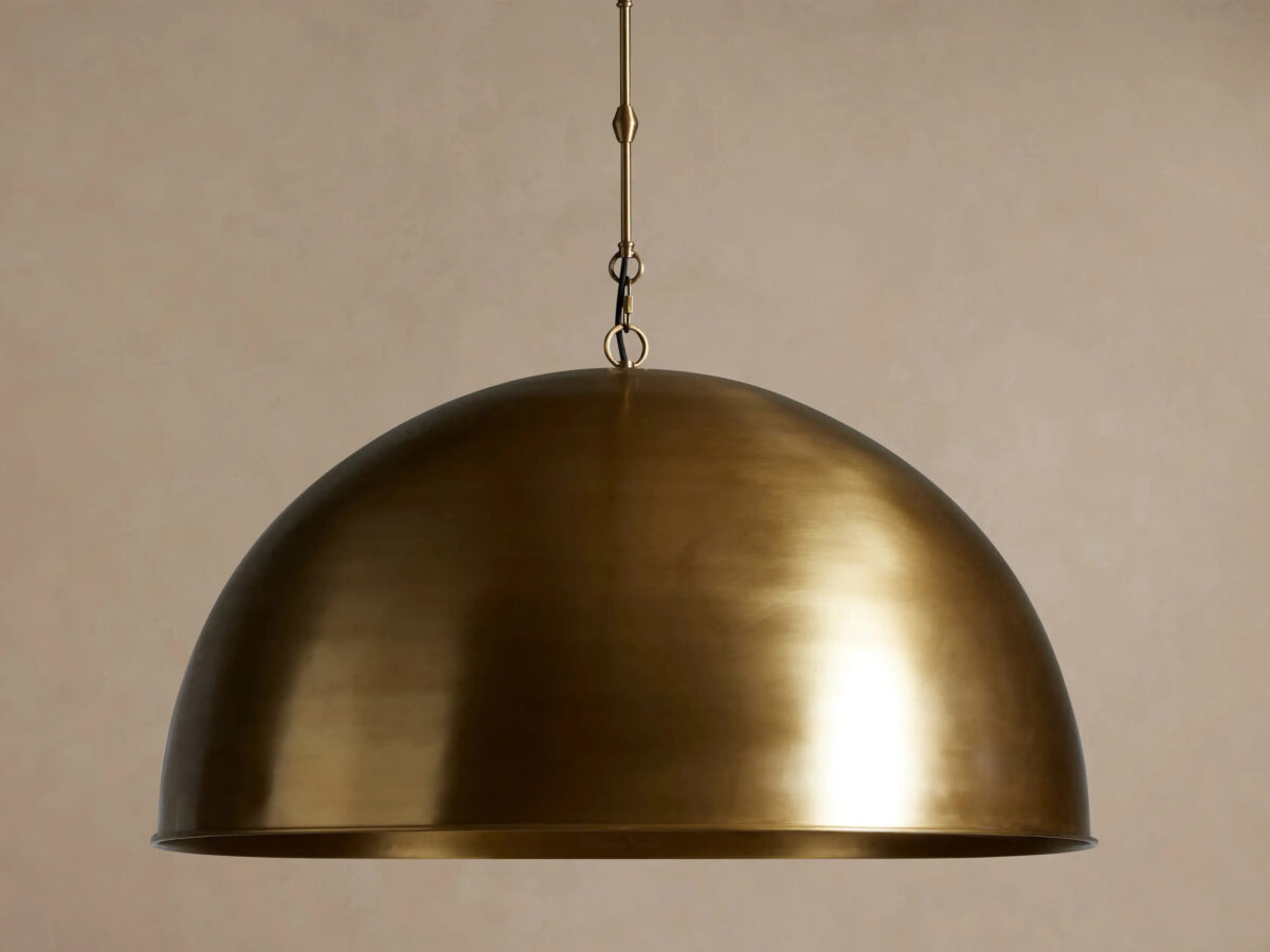 GV Brass Dome Pendant in Bronze 24 Inch - Image 10