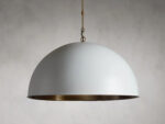 GV Brass Dome Pendant in White 36 Inch - Image 3