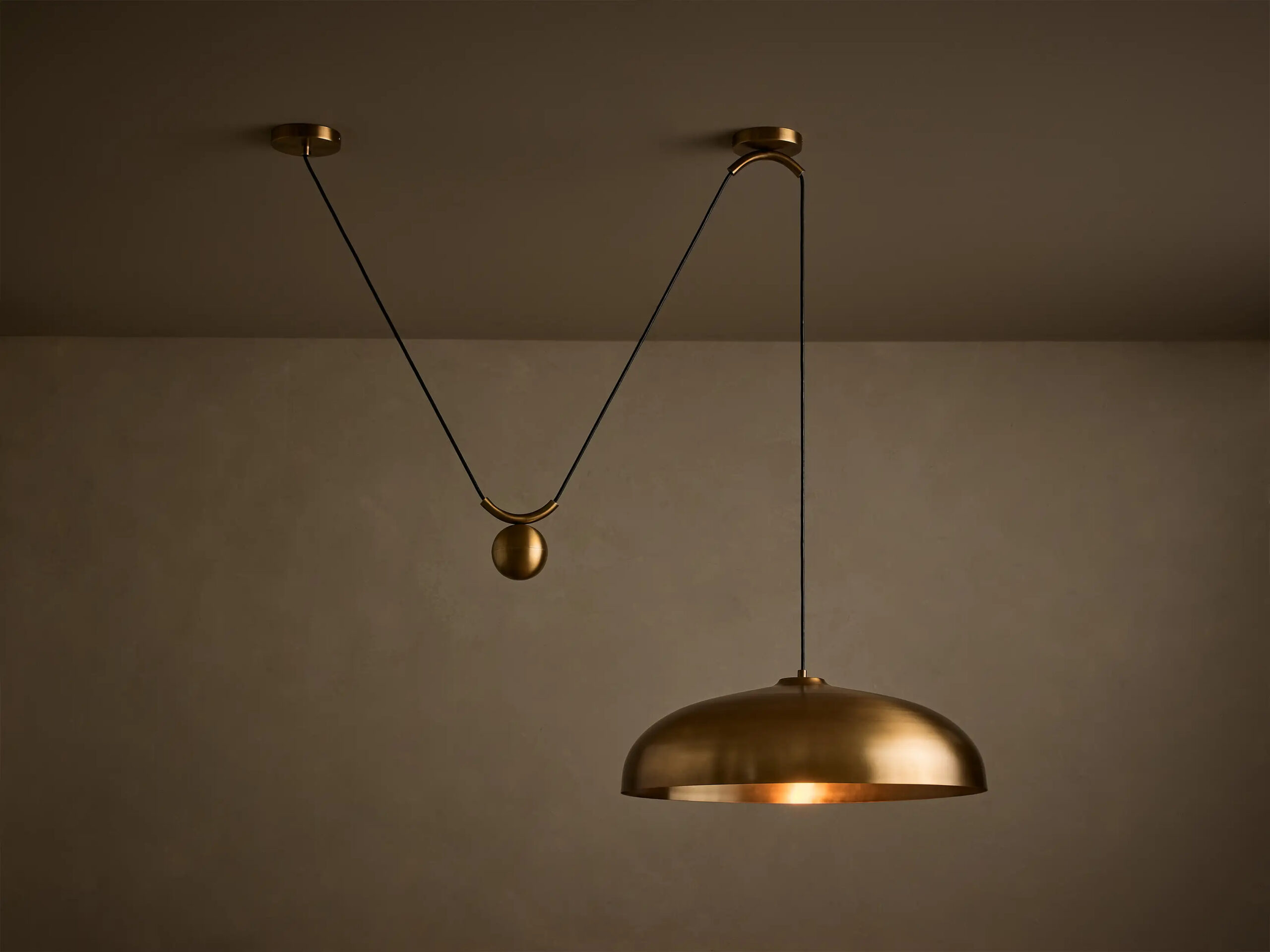 663507H322_AA260620 GV Sagamore Brass Pendant Light - Image 1