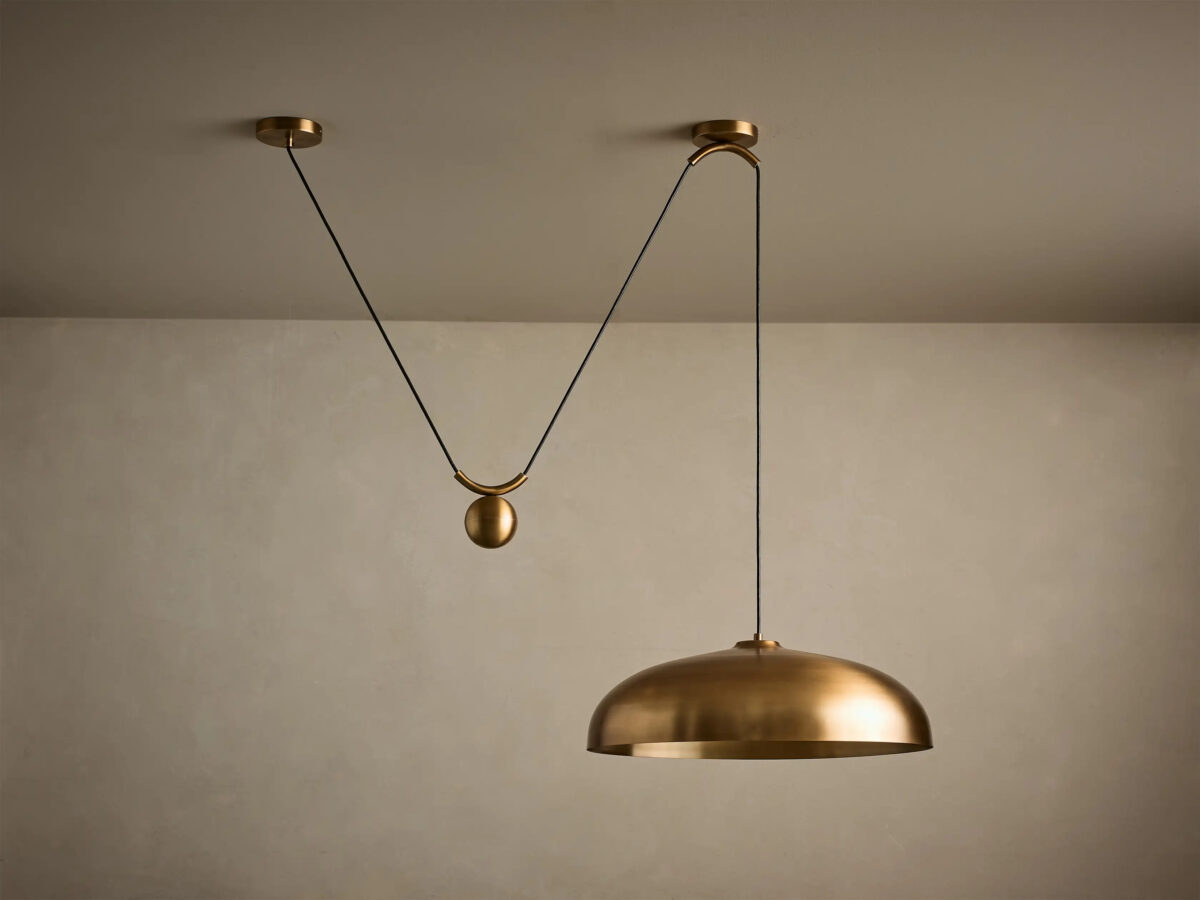 GV Sagamore Brass Pendant Light - Image 2
