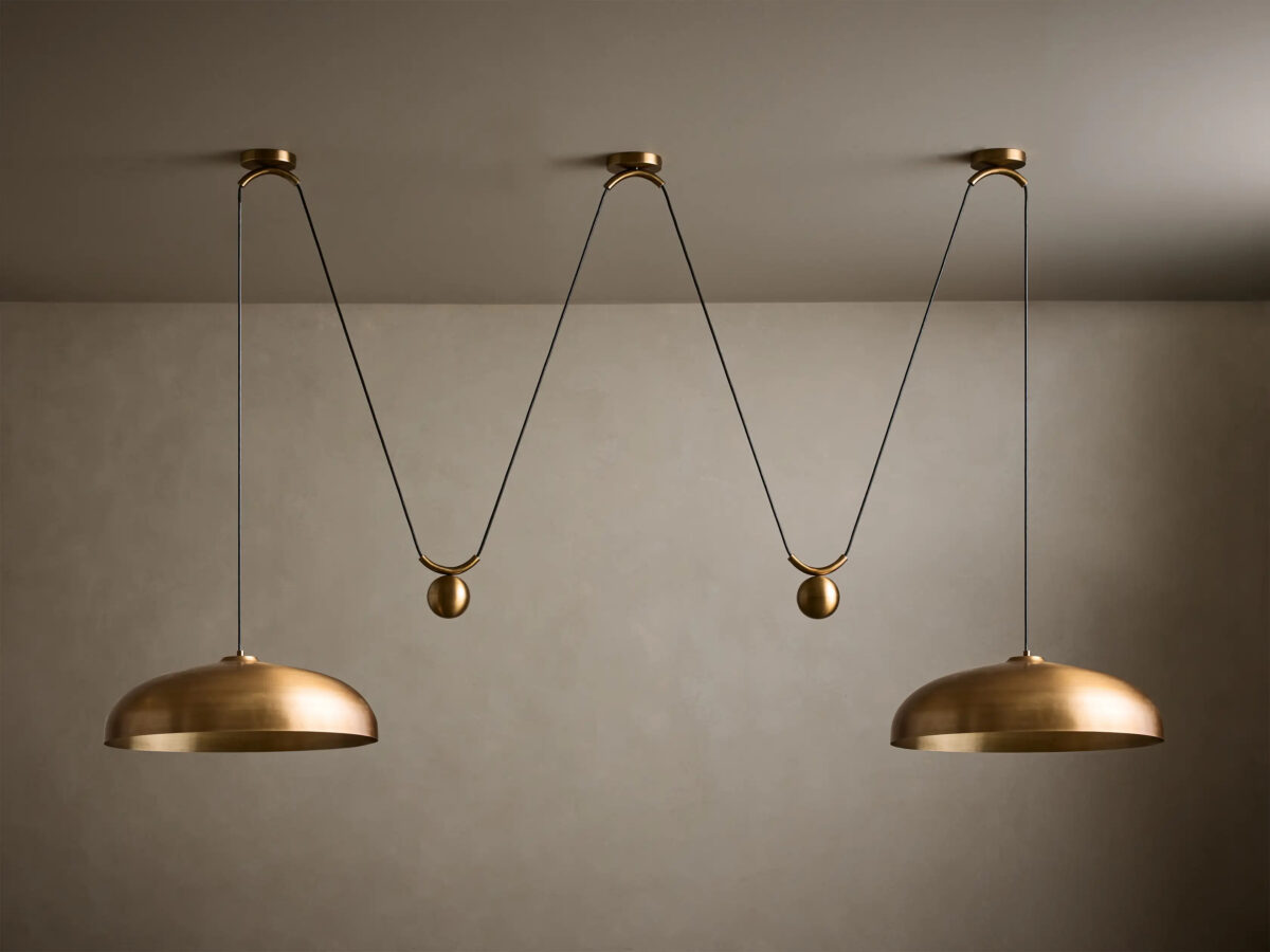 GV Sagamore Brass Pendant Light - Image 7