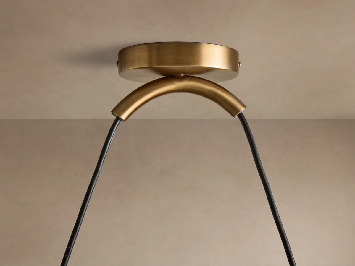 GV Sagamore Brass Pendant Light - Image 8
