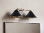 GV Arno Brass Modern Sconce in Matte Black - Image 6