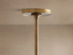GV Linear Brass Light Black 3 Light Chandelier - Image 4