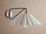 GV Haylen Brass Linen Sconce - Image 2