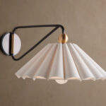 GV Haylen Brass Linen Sconce