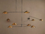 GV Brass Chandelier 2 Light Linear Fixture - Image 6