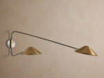 GV Brass Arm Sconce Long Arm Double Wall Light - Image 2