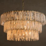 GV Glam Glass Light Round Chandelier
