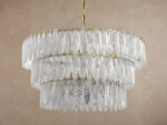 GV Glam Glass Light Round Chandelier - Image 4