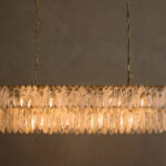 GV Verna Glass Linear Light Chandelier