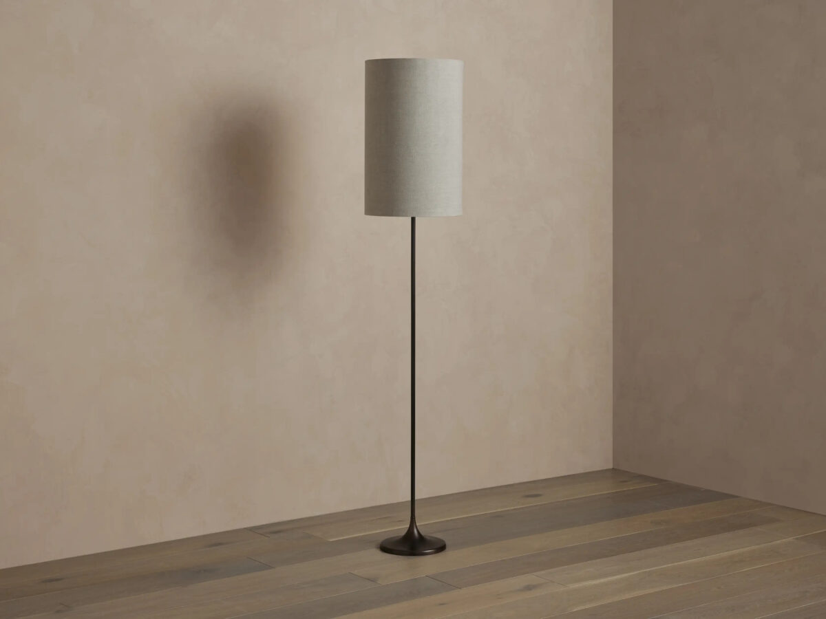 GV Lorelei Bronze Midcentury Iron Lamp Floor Light - Image 2