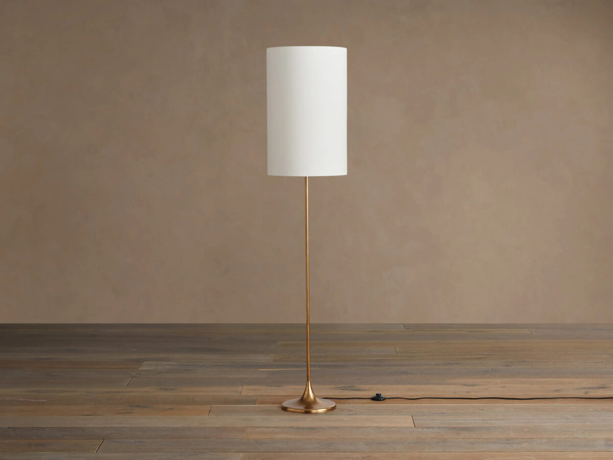 GV Lorelei Bronze Midcentury Iron Lamp Floor Light - Image 5