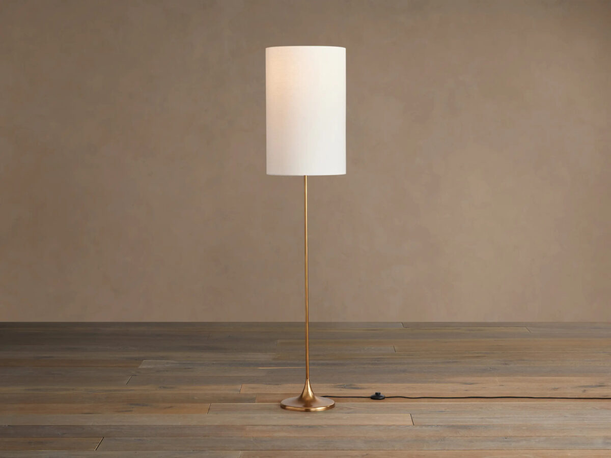 GV Lorelei Bronze Midcentury Iron Lamp Floor Light - Image 4