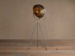 GV Retro Brass Lamp Tripod Floor Lamp in Bronze