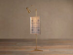 GV Jaxtyn Brass Floor Lamp with Art Display - Image 4