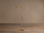 GV Jaxtyn Brass Floor Lamp with Art Display - Image 2