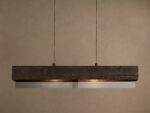 GV Lena Wood Linear Light 72 Inch Chandelier