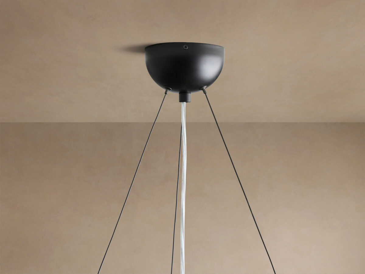 GV Wood Chandelier Arruga Dome Pendant Light - Image 8