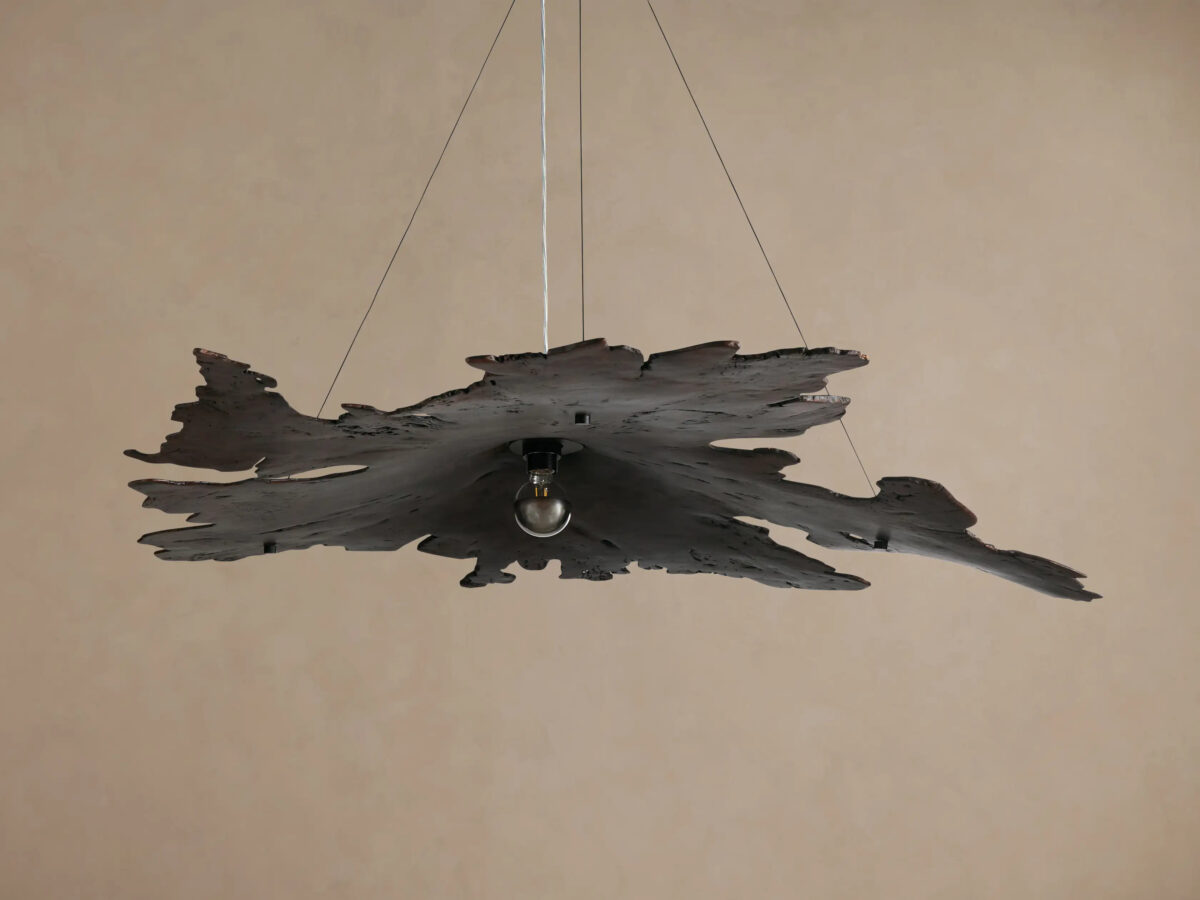 GV Wood Chandelier Arruga Dome Pendant Light - Image 6