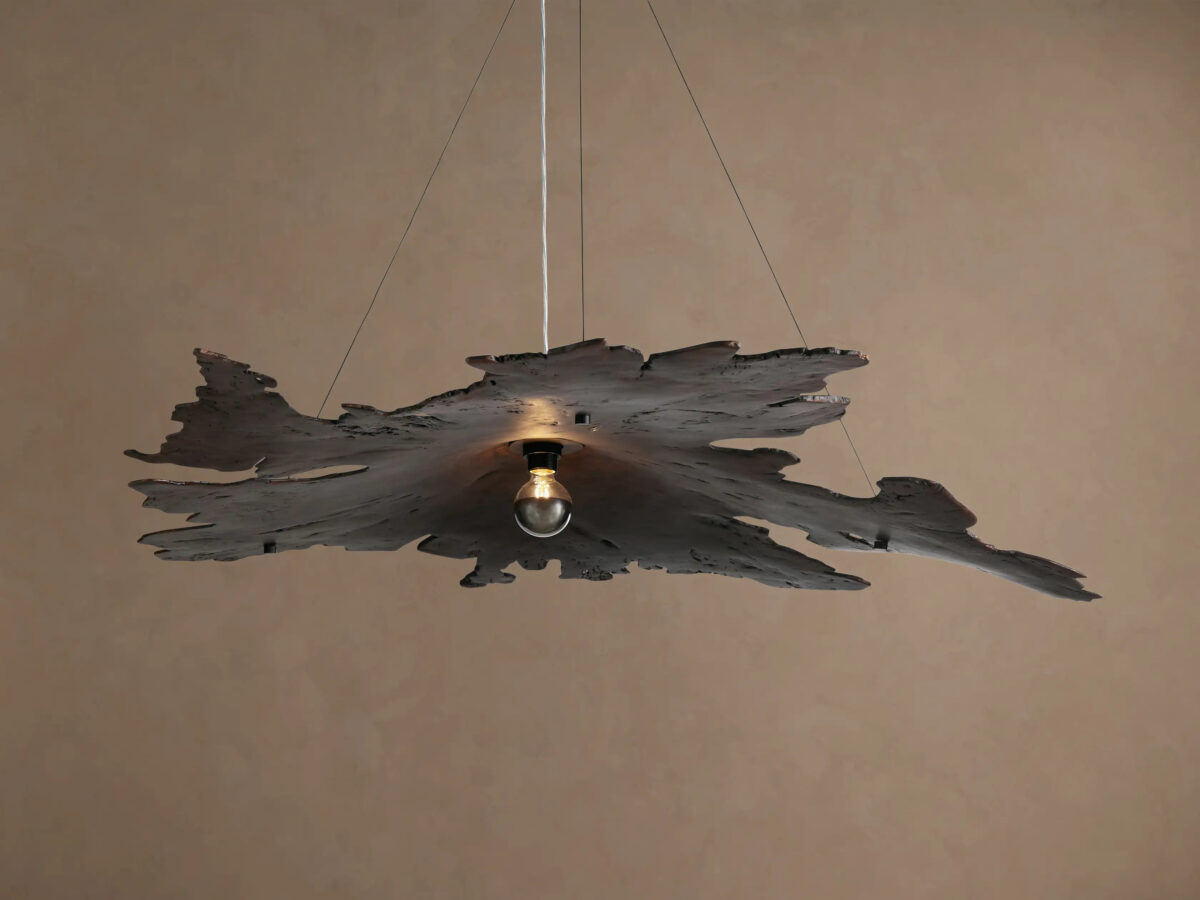 GV Wood Chandelier Arruga Dome Pendant Light - Image 5