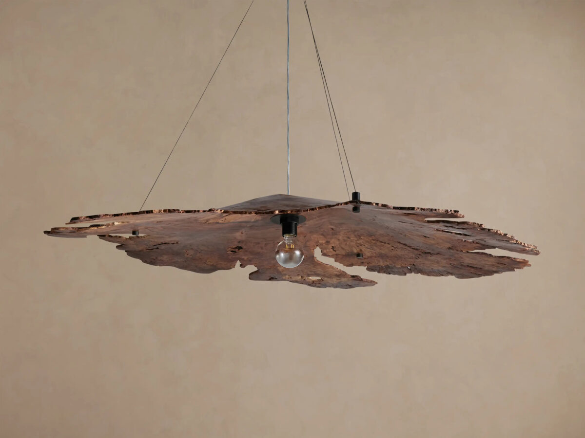 GV Wood Chandelier Arruga Dome Pendant Light - Image 14