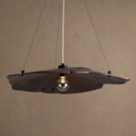 GV Wood Chandelier Arruga Dome Pendant Light