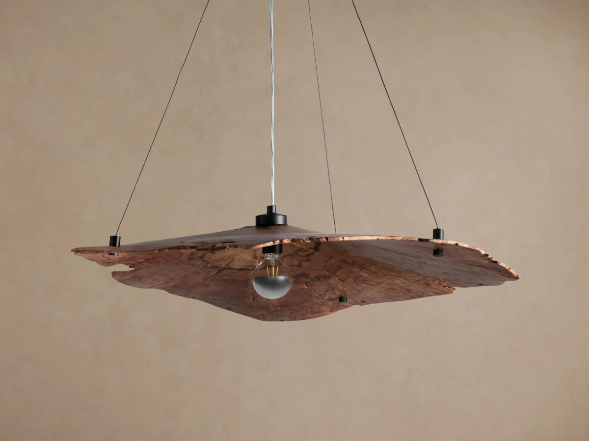 GV Wood Chandelier Arruga Dome Pendant Light - Image 10